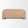 Mercana Sorina Reverse Fluted Light Brown Wood Sideboard Back - Mercana Sorina Reverse Fluted Light Brown Wood Sideboard Back