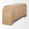 Mercana Sorina Reverse Fluted Light Brown Wood Sideboard 2 - Mercana Sorina Reverse Fluted Light Brown Wood Sideboard 2