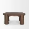 Mercana Tammar Round Wood With Tapered Legs Coffee Table Feonr - Mercana Tammar Round Wood With Tapered Legs Coffee Table Feonr