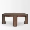 Mercana Tammar Round Wood With Tapered Legs Coffee Table 1 - Mercana Tammar Round Wood With Tapered Legs Coffee Table 1