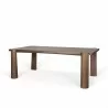 Mercana Tammar Rectangular Brown Wood With Tapered Legs Dining Table - Mercana Tammar Rectangular Brown Wood With Tapered Legs Dining Table