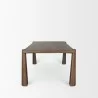 Mercana Tammar Rectangular Brown Wood With Tapered Legs Dining Table Side - Mercana Tammar Rectangular Brown Wood With Tapered Legs Dining Table Side