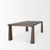 Mercana Tammar Rectangular Brown Wood With Tapered Legs Dining Table 1 - Mercana Tammar Rectangular Brown Wood With Tapered Legs Dining Table 1