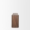 Mercana Tammar Brown Wood 4-Door Sideboard Side