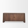 Mercana Tammar Brown Wood 4-Door Sideboard Front