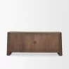 Mercana Tammar Brown Wood 4-Door Sideboard Front - Mercana Tammar Brown Wood 4-Door Sideboard Front