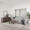 Mercana Tammar Brown Wood 4-Door Sideboard
