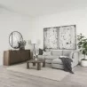 Mercana Tammar Brown Wood 4-Door Sideboard - Mercana Tammar Brown Wood 4-Door Sideboard