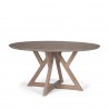 Mercana Jennings 60" Light Brown Wood Dining Table2
