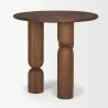 Mercana Sonel Pedestal Medium Dark Brown Acacia Wood Foyer Table 2 - Mercana Sonel Pedestal Medium Dark Brown Acacia Wood Foyer Table 2