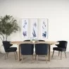 Mercana Sohan Light Brown Wood Oval Dining Table - Mercana Sohan Light Brown Wood Oval Dining Table