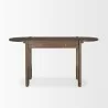 Mercana Sohan Dark Brown Elm Wood Oblong Desk Front - Mercana Sohan Dark Brown Elm Wood Oblong Desk Front