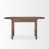 Mercana Sohan Dark Brown Elm Wood Oblong Desk Back