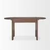 Mercana Sohan Dark Brown Elm Wood Oblong Desk Back - Mercana Sohan Dark Brown Elm Wood Oblong Desk Back
