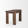 Mercana Sohan Dark Brown Elm Wood Oblong Desk Side