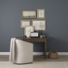Mercana Sohan Dark Brown Elm Wood Oblong Desk