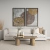 Mercana Tavi Rectangular Natural Brown With Column Legs Coffee Table