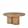 Mercana Tavi Medium Brown Round Coffee Table 2