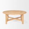 Mercana Taylin Light Brown Wood Round Coffee Table 3
