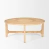 Mercana Taylin Light Brown Wood Round Coffee Table  2 - Mercana Taylin Light Brown Wood Round Coffee Table  2