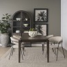Mercana Teva Dark Brown Wood Rectangular 72" Dining Table