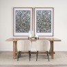 Mercana Suke Rectangular Natural Wood Trestle Dining Table