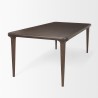 Mercana Suvan 72L Medium-Dark Brown Rectangular Wood Dining Table