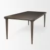 Mercana Suvan 72L Medium-Dark Brown Rectangular Wood Dining Table - Mercana Suvan 72L Medium-Dark Brown Rectangular Wood Dining Table