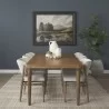 Mercana Suvan 84L Light Brown Rectangular Oak Wood Dining Table - Mercana Suvan 84L Light Brown Rectangular Oak Wood Dining Table