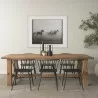 Mercana Stetson 94.5" Rectangular Natural Brown Wood Dining Table - Mercana Stetson 94.5" Rectangular Natural Brown Wood Dining Table