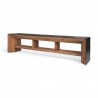 Mercana Tabor Natural Wood With Black Oak Waterwall Media Console