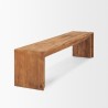 Mercana Tahira Rectangular Recycled Wooden Bench 2