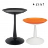 Sprout Round Side Table - Extended and Normal