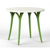  Chloe Garden Table With White Stand - Green Stand