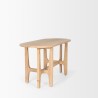 Mercana Taylin Light Brown Solid Wood Desk 2