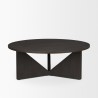 Mercana Tarro Brown Wood With Triangle Legs Coffee Table Front