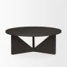 Mercana Tarro Brown Wood With Triangle Legs Coffee Table Front - Mercana Tarro Brown Wood With Triangle Legs Coffee Table Front
