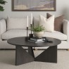 Mercana Tarro Brown Wood With Triangle Legs Coffee Table