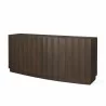 Mercana Swanson Dark Brown Wooden Scalloped Sideboard - Mercana Swanson Dark Brown Wooden Scalloped Sideboard