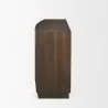 Mercana Swanson Dark Brown Wooden Scalloped Sideboard Side - Mercana Swanson Dark Brown Wooden Scalloped Sideboard Side