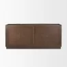 Mercana Swanson Dark Brown Wooden Scalloped Sideboard Back - Mercana Swanson Dark Brown Wooden Scalloped Sideboard Back