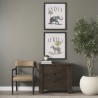 Mercana Wallen Solid Dark Brown Wood 3 Drawer Accent Cabinet