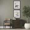 Mercana Wallen Solid Dark Brown Wood 3 Drawer Accent Cabinet - Mercana Wallen Solid Dark Brown Wood 3 Drawer Accent Cabinet