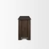 Mercana Wallen 2 Door Solid Dark Brown Wood With 3 Drawers Sideboard Side - Mercana Wallen 2 Door Solid Dark Brown Wood With 3 Drawers Sideboard Side