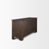 Mercana Wallen 2 Door Solid Dark Brown Wood With 3 Drawers Sideboard 2