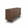 Mercana Varenna 4 Door Dark Brown Wood With Rope Handles Sideboard - Mercana Varenna 4 Door Dark Brown Wood With Rope Handles Sideboard