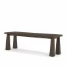 Mercana Wolcott Rectangular Dark Brown Solid Wood Bench - Mercana Wolcott Rectangular Dark Brown Solid Wood Bench