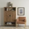 Mercana Wayde Curio Cabinet Recycled Pine - Mercana Wayde Curio Cabinet Recycled Pine
