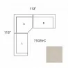 Mercana Warner Oatmeal 3 Piece Sofa Set With Corner Piece 2 - Mercana Warner Oatmeal 3 Piece Sofa Set With Corner Piece 2