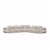 Mercana Warner Oatmeal 3 Piece Sofa Set With Corner Piece Set of 4 - Mercana Warner Oatmeal 3 Piece Sofa Set With Corner Piece Set of 4